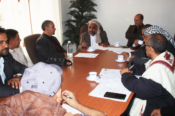 إجتماع بين رئاسة الهيئة و رئيس منظمة الايادي النقية